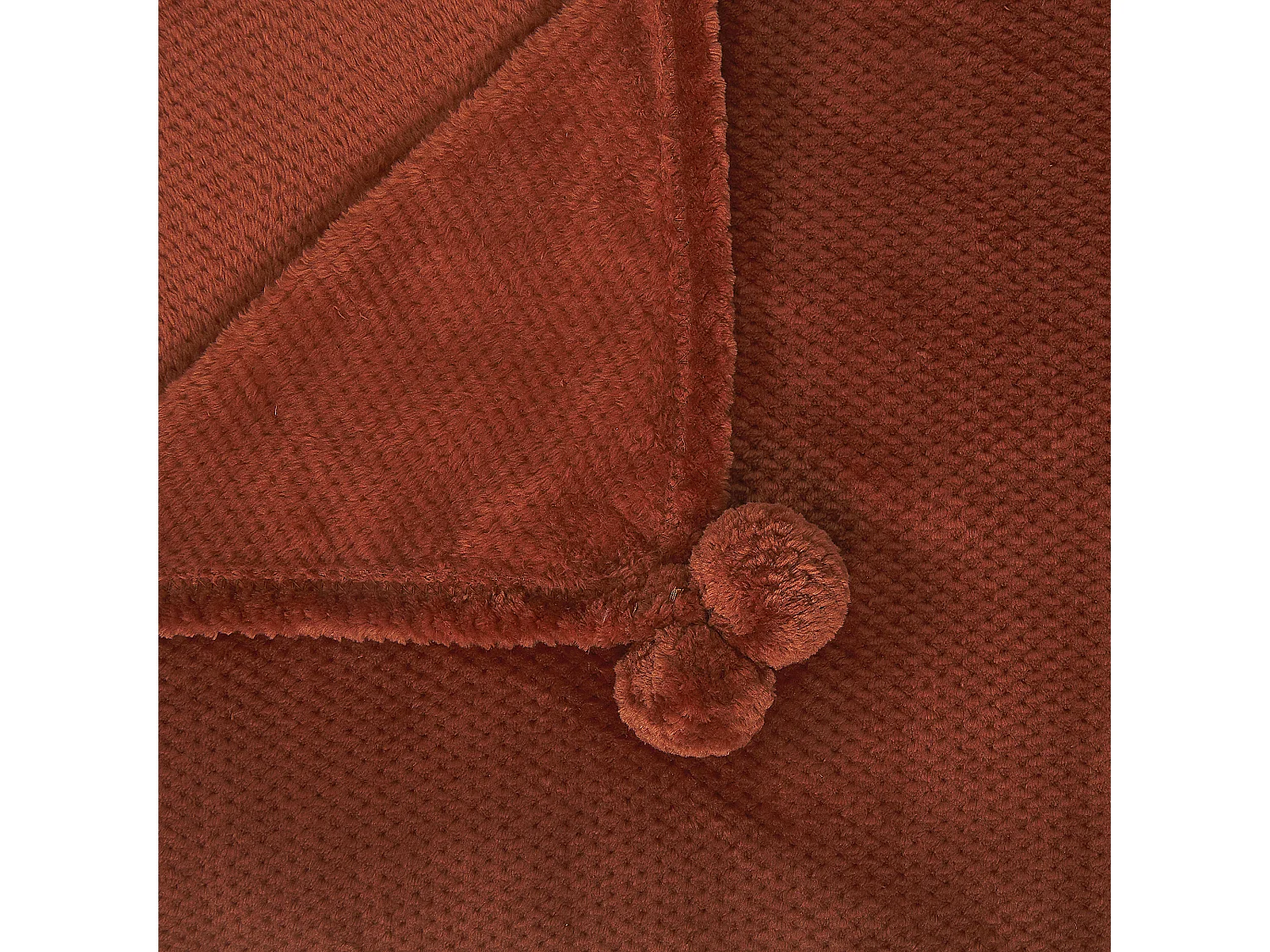 Koc SAITLER 200 x 220 cm Złoty brąz