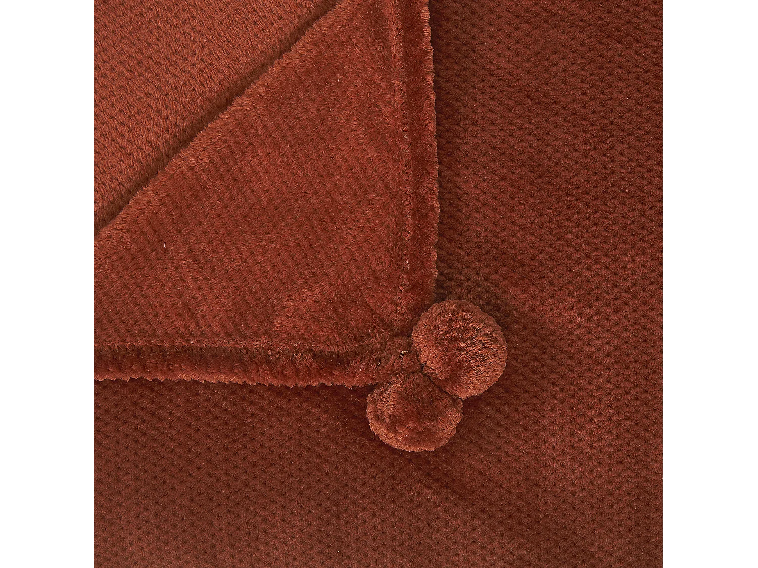 Couverture SAITLER 200 x 220 cm Marron doré