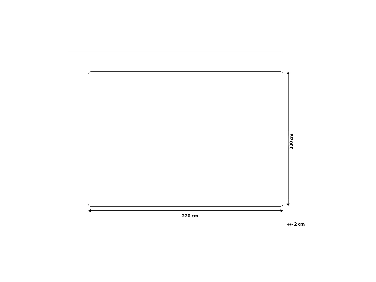 Warme Decke goldbraun 200 x 220 cm Saitler