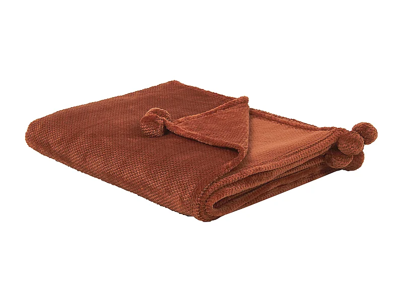 Warme Decke goldbraun 200 x 220 cm Saitler