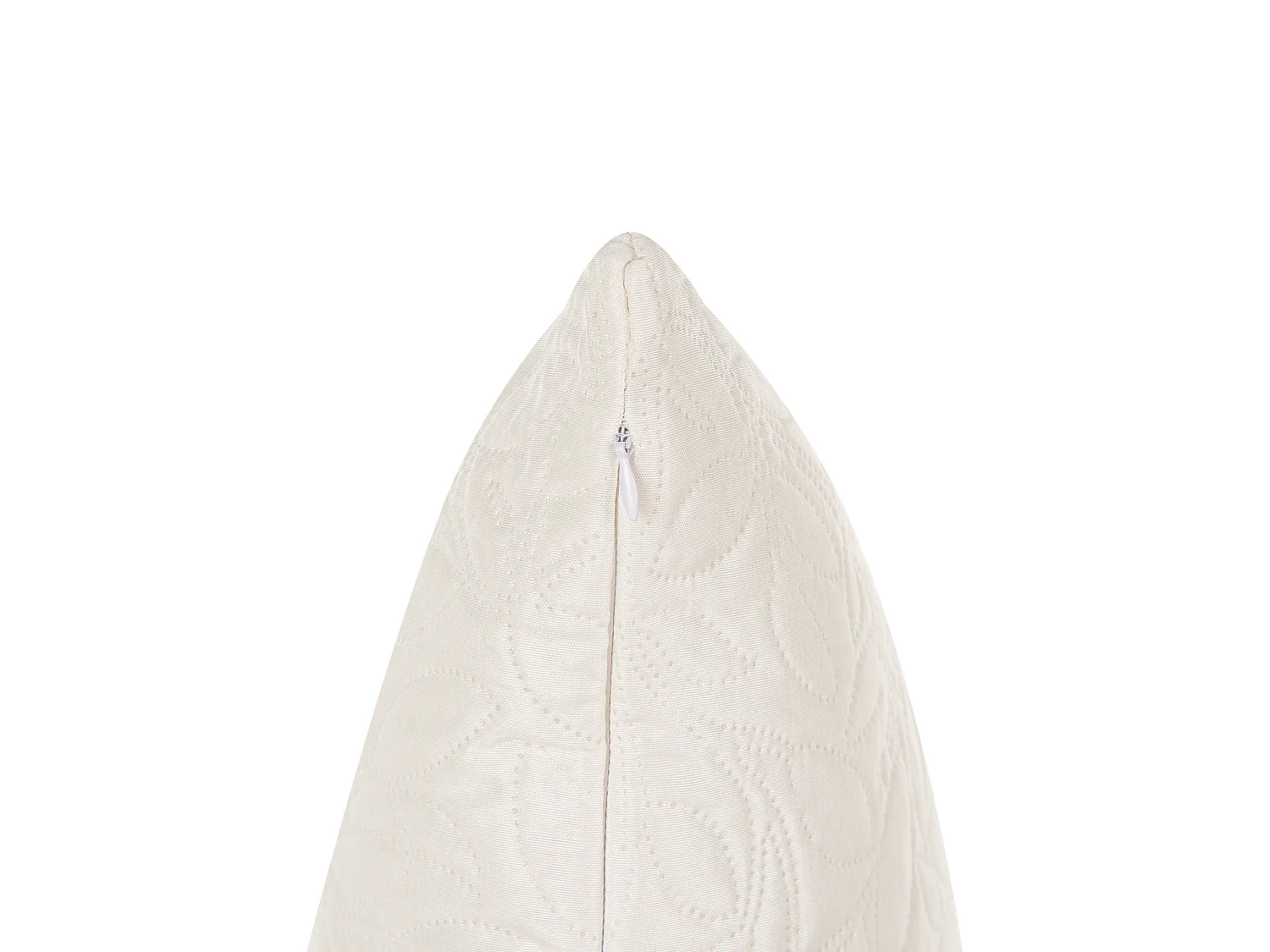 Colcha con cojines RUDKHAN 140 x 210 cm Crema