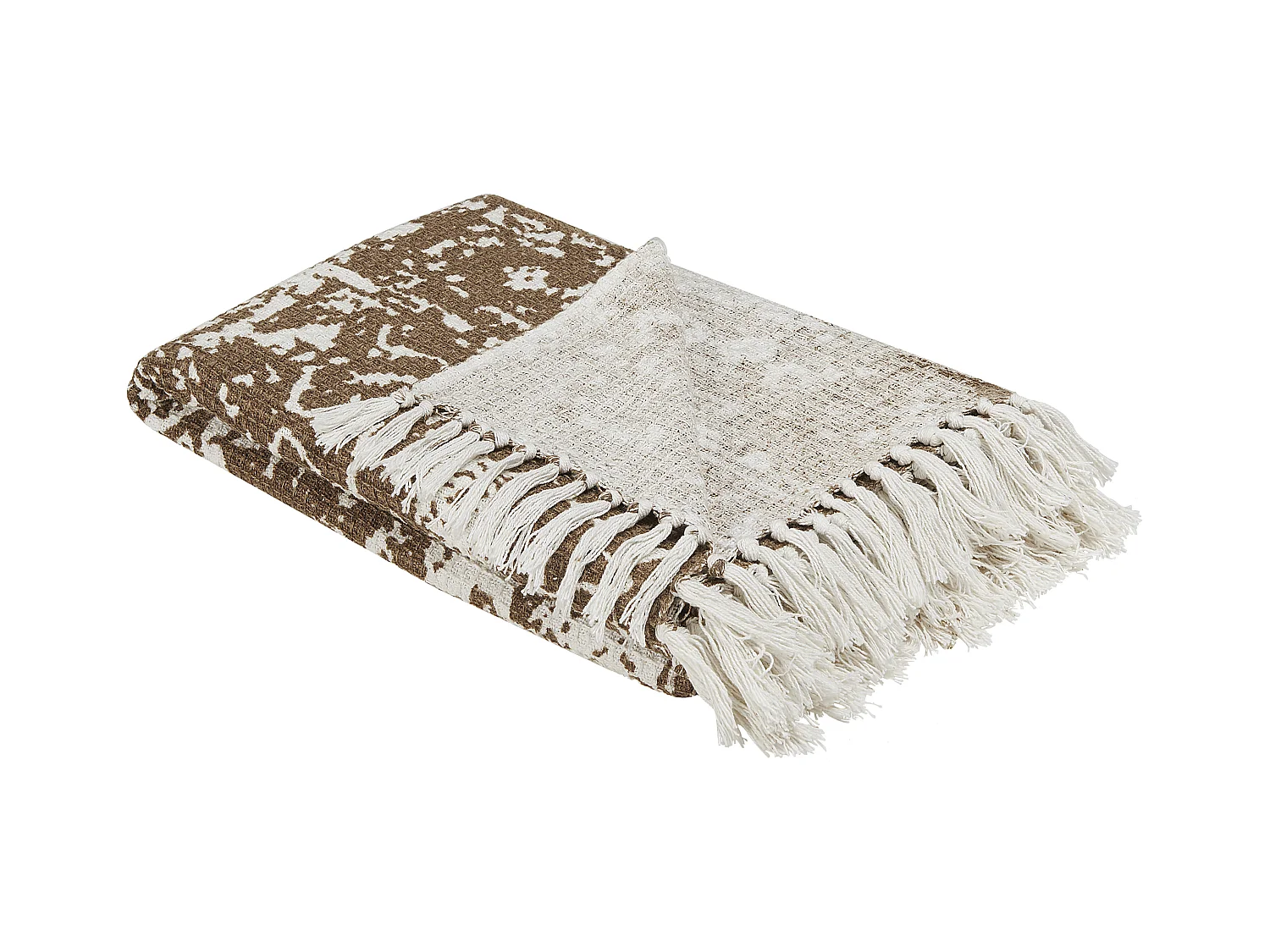 Kuscheldecke PAZARYERI Baumwolle 130 x 180 cm Braun
