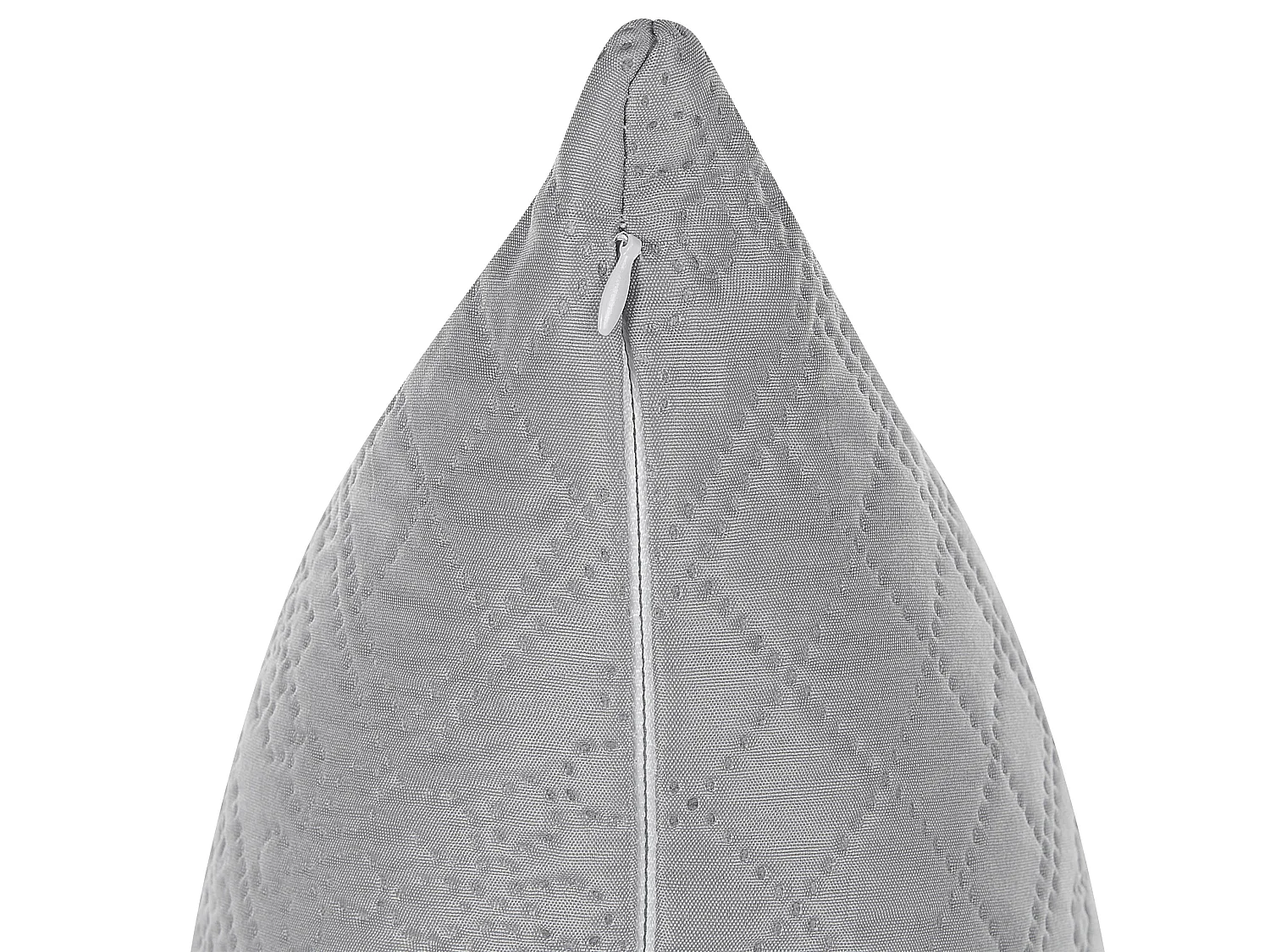 Tagesdecken Set grau 3-teilig mit 2 Dekokissen Prägemuster 160 x 220 cm Alamut