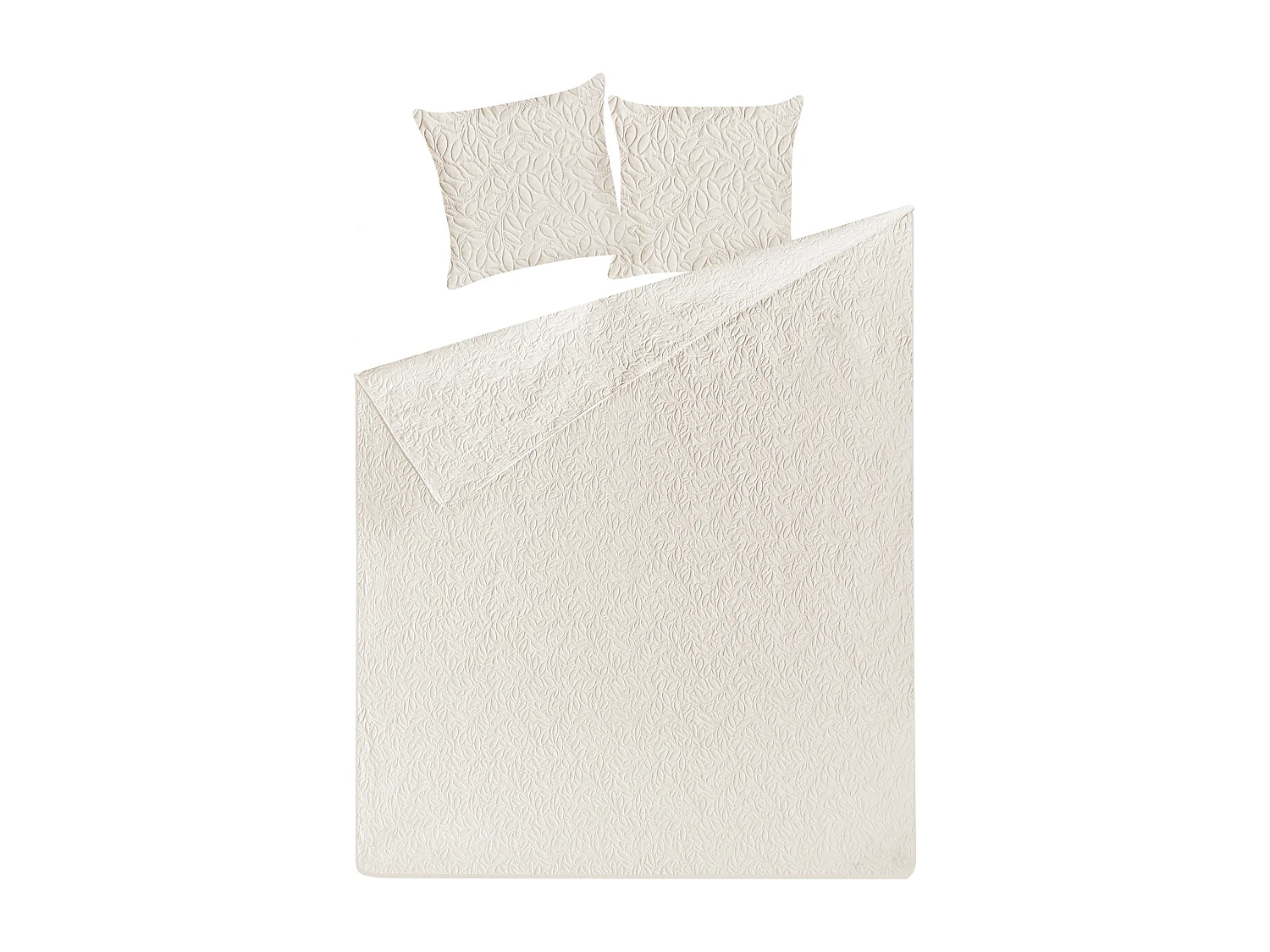 Piumone con cuscini RUDKHAN 160 x 220 cm Crema