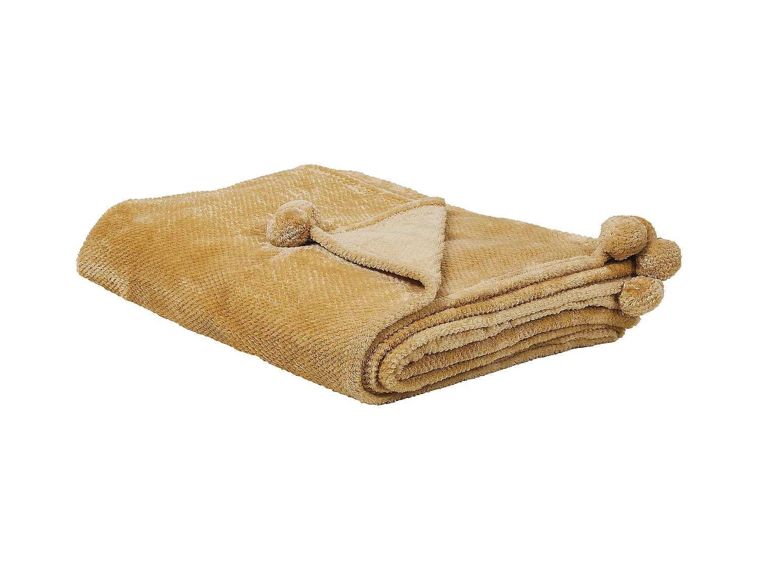 Couverture SAITLER 200 x 220 cm Moutarde