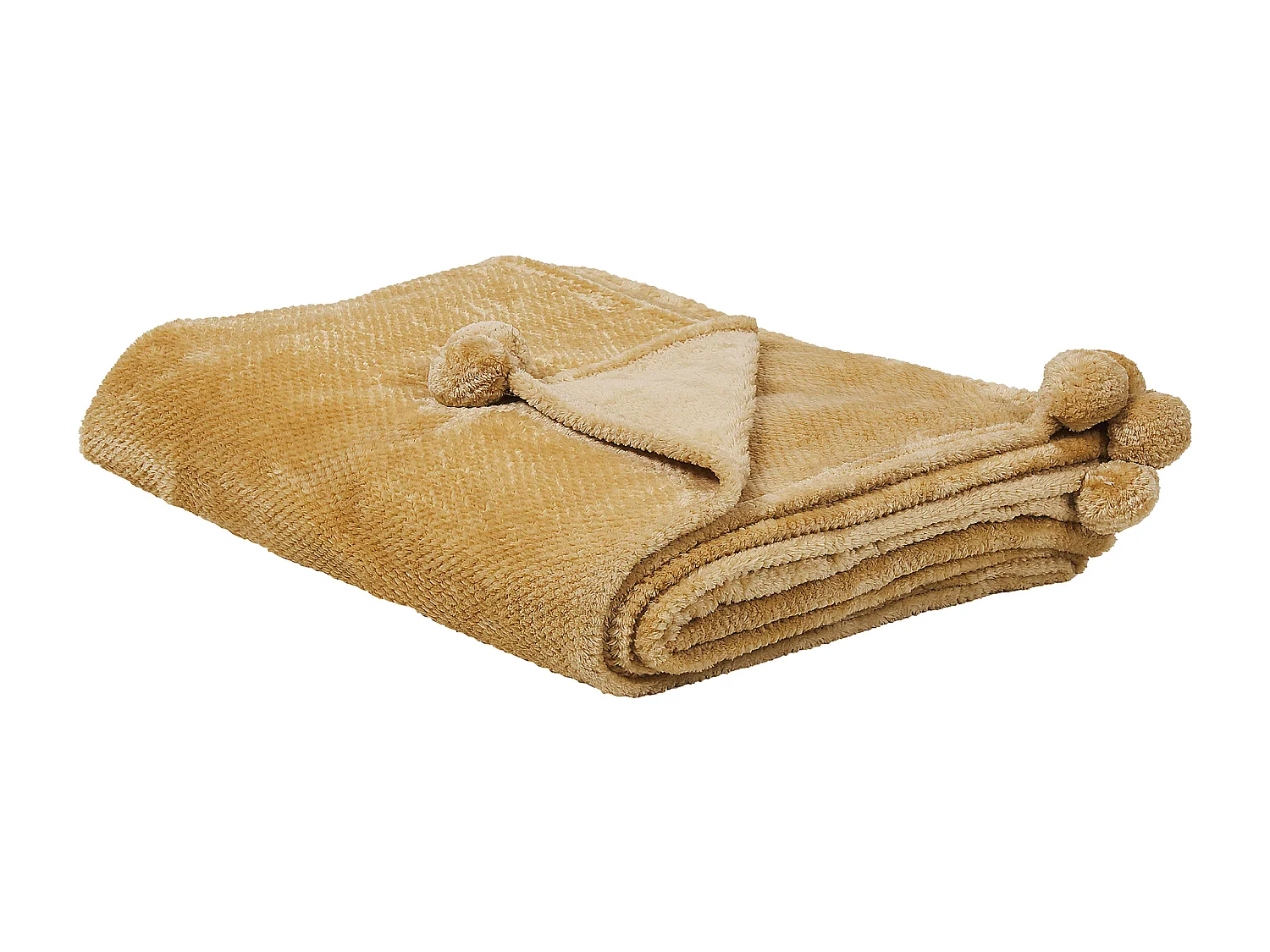 Couverture SAITLER 200 x 220 cm Moutarde