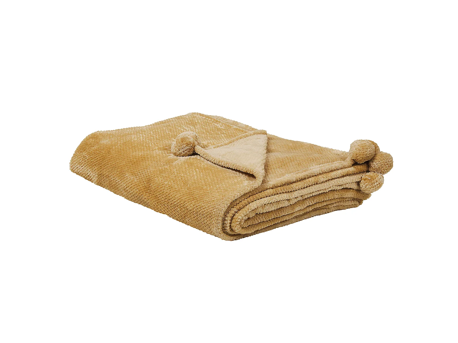 Blanket SAITLER 200 x 220 cm Mustard