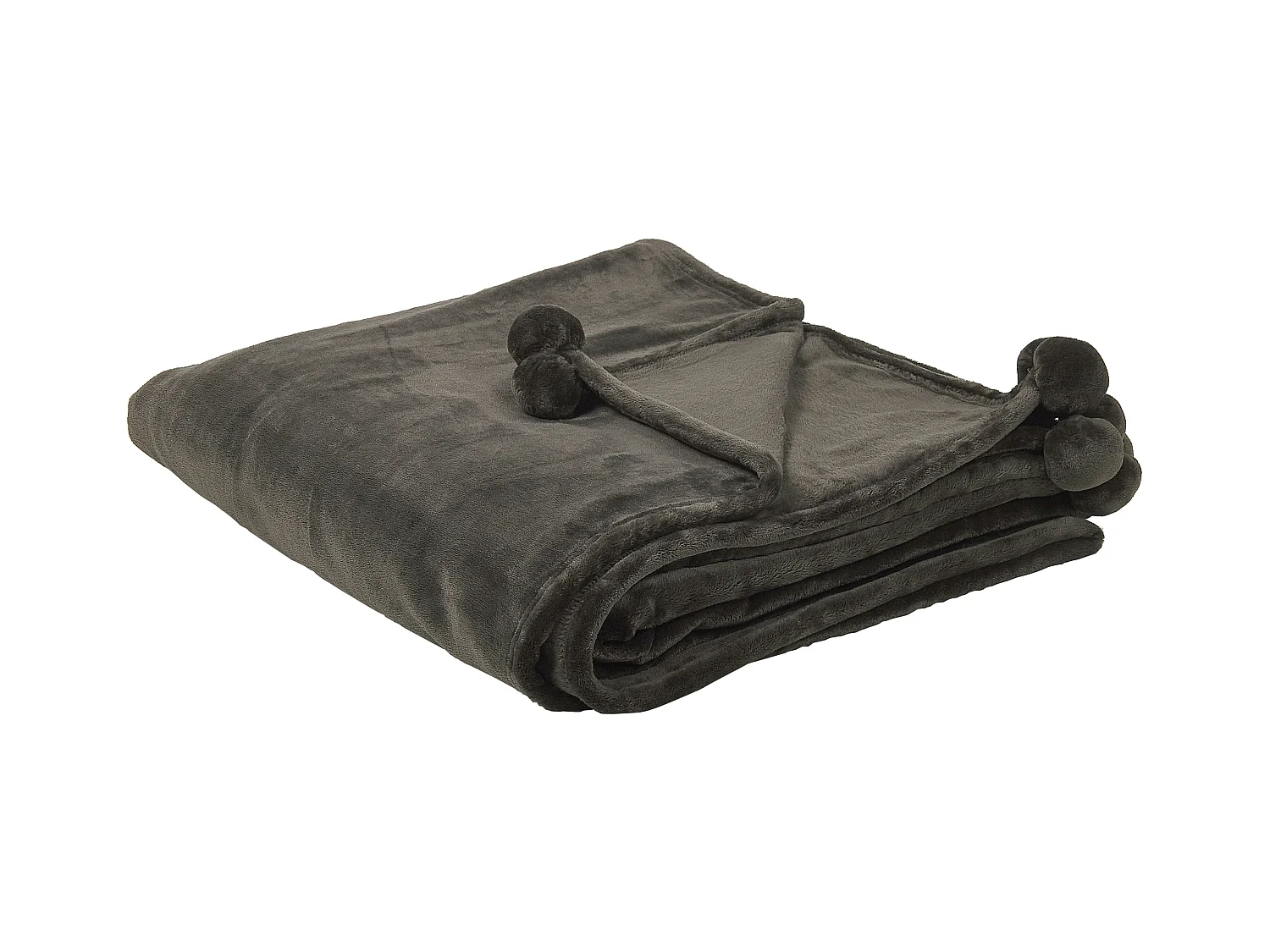 Couverture TERKE 200 x 220 cm Gris foncé