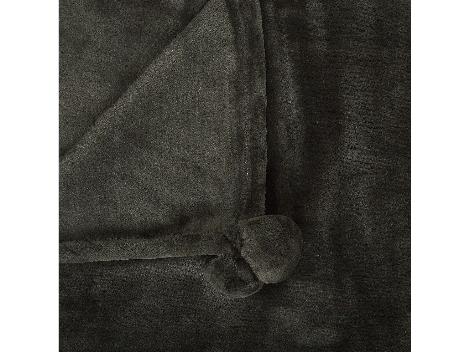 Couverture TERKE 200 x 220 cm Gris foncé