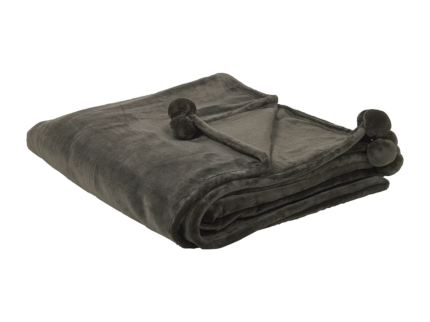 Couverture TERKE 200 x 220 cm Gris foncé