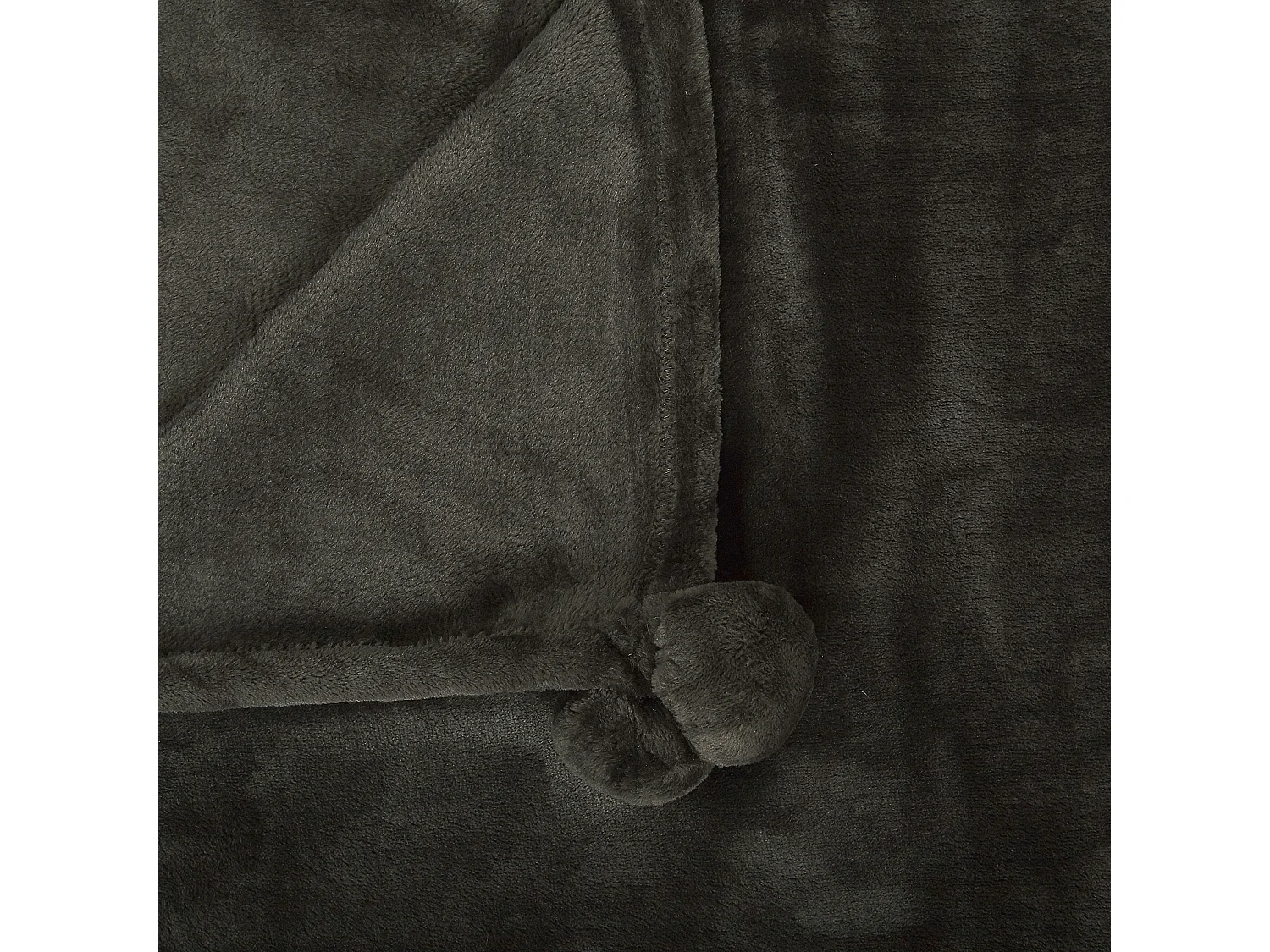 Couverture TERKE 200 x 220 cm Gris foncé