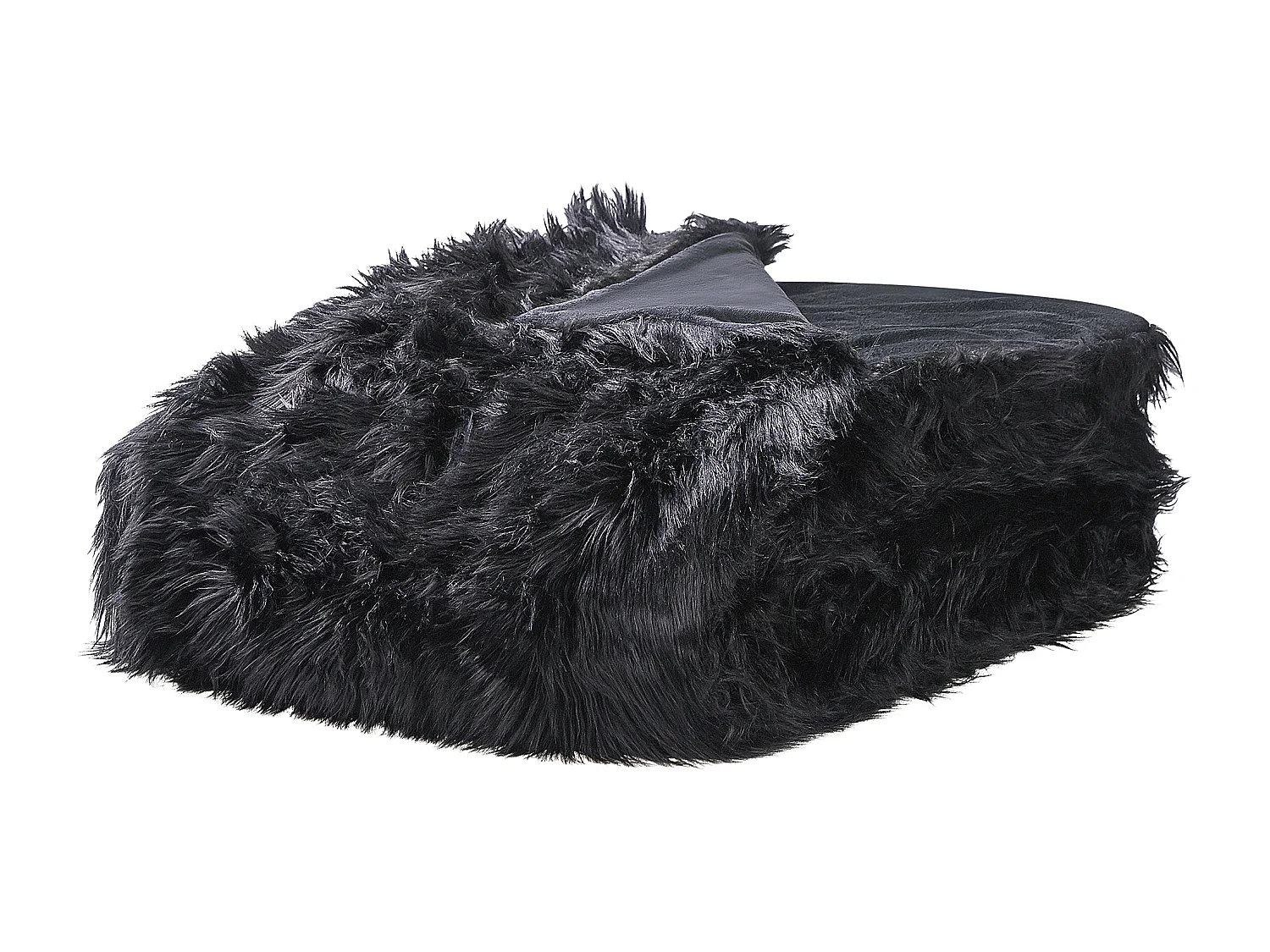 Sprei DELICE Stof 200 x 220 cm Zwart