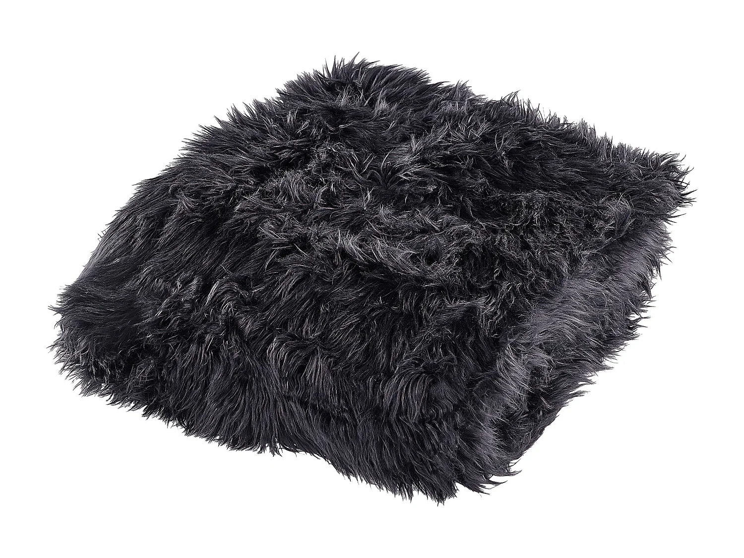 Sprei DELICE Stof 200 x 220 cm Zwart