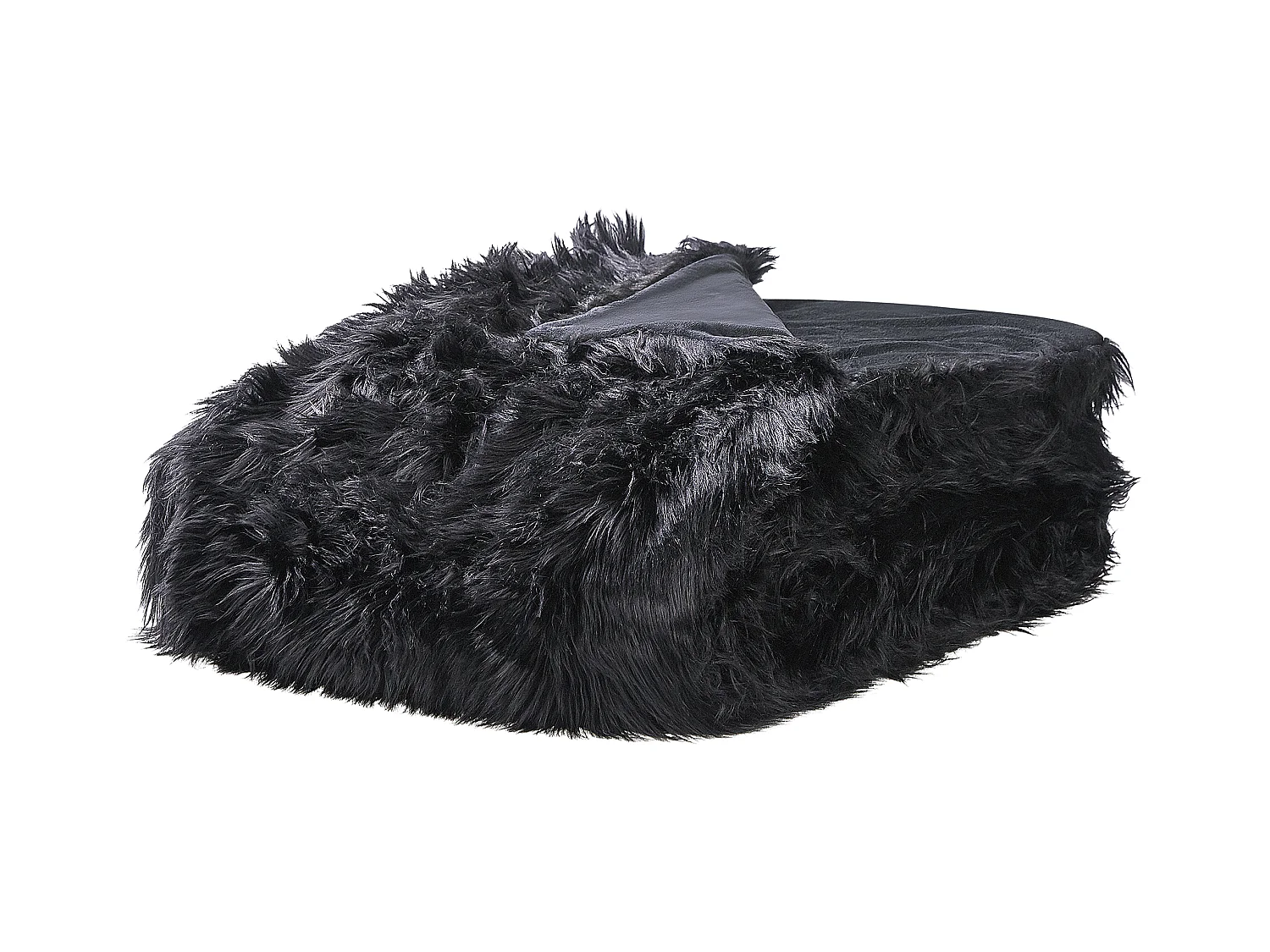Couvre-lits DELICE Tissu 200 x 220 cm Noir