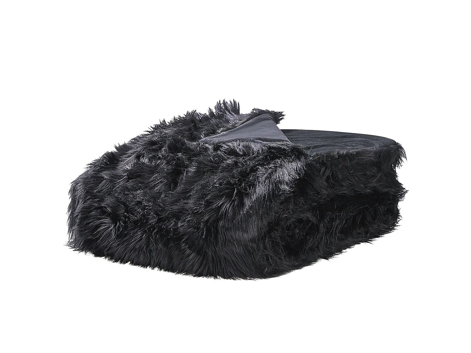 Tagesdecke DELICE Stoff 200 x 220 cm Schwarz