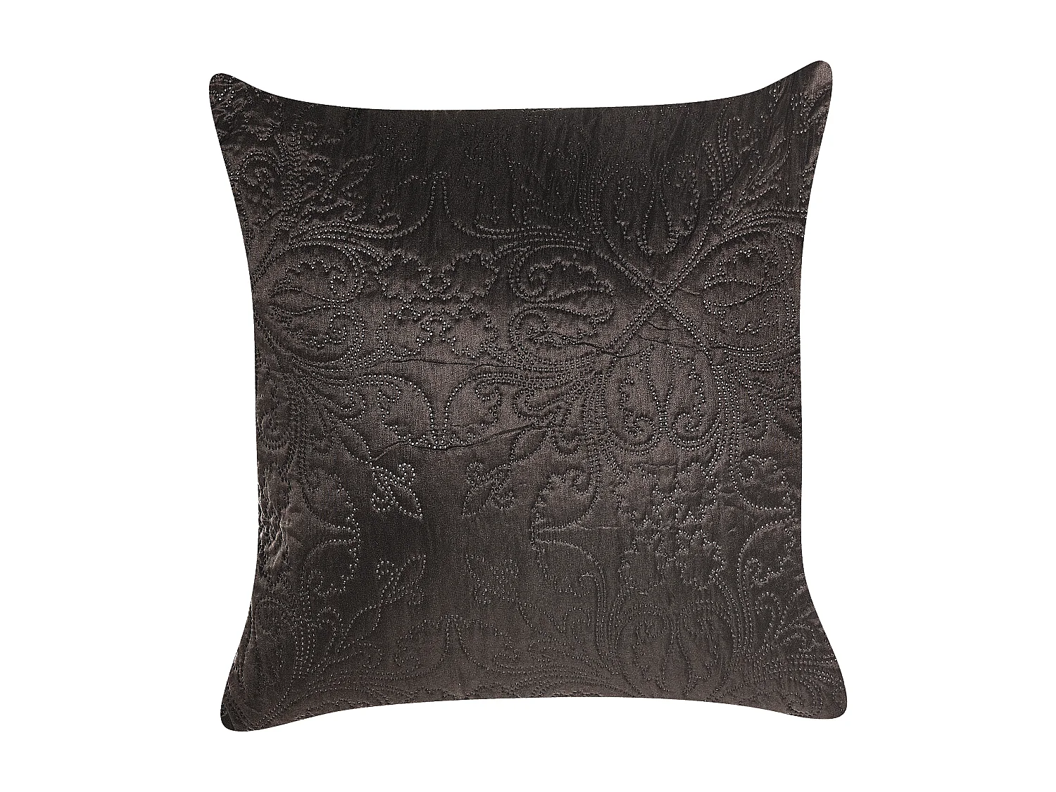 Couvre-lits avec coussins RAYEN 200 x 220 cm Marron