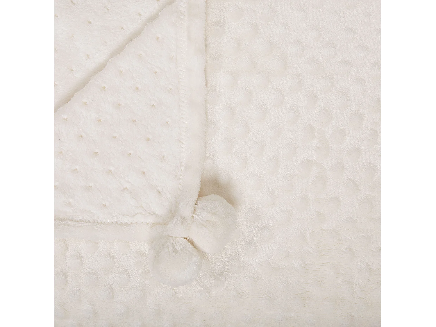 Couverture SAMUR 200 x 220 cm Blanc cassé