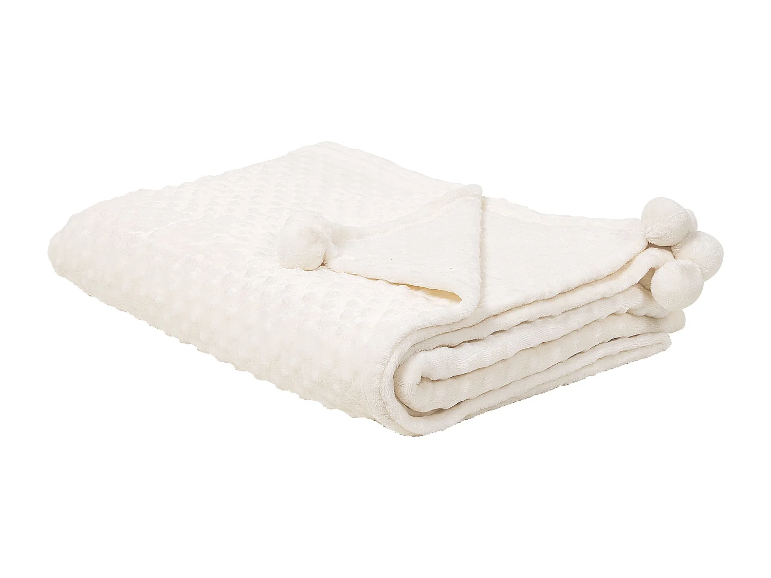 Couverture SAMUR 200 x 220 cm Blanc cassé