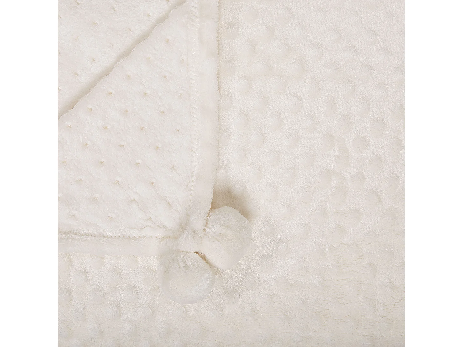 Couverture SAMUR 200 x 220 cm Blanc cassé