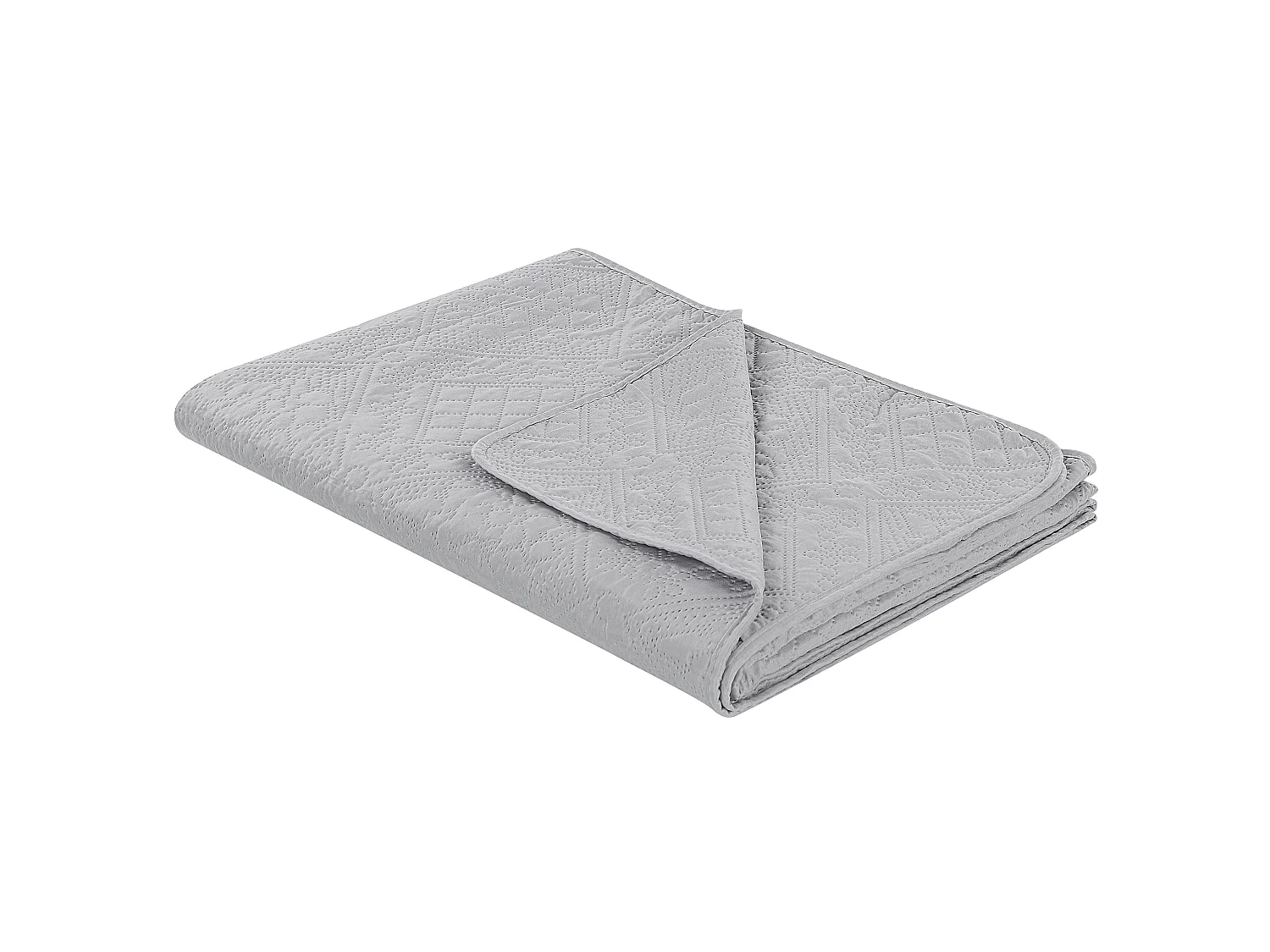 Sprei met kussens ALAMUT 140 x 210 cm Grijs