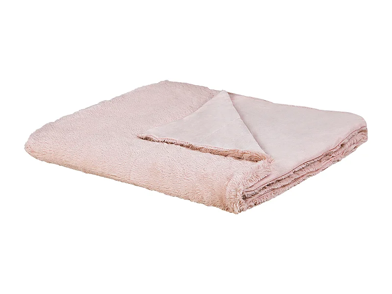 Dekorative Tagesdecke rosa 180 x 200 cm zweiseitig Gelik