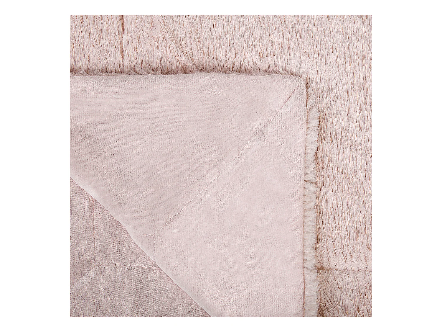 Plaid GELIK 180 x 200 cm Roze