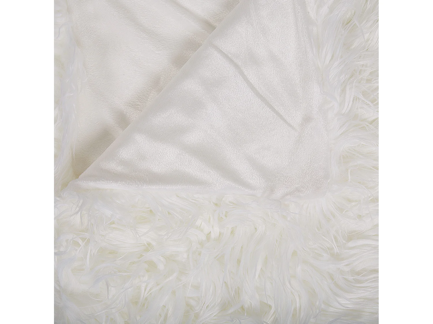 Tagesdecke DELICE Stoff 200 x 220 cm Weiss