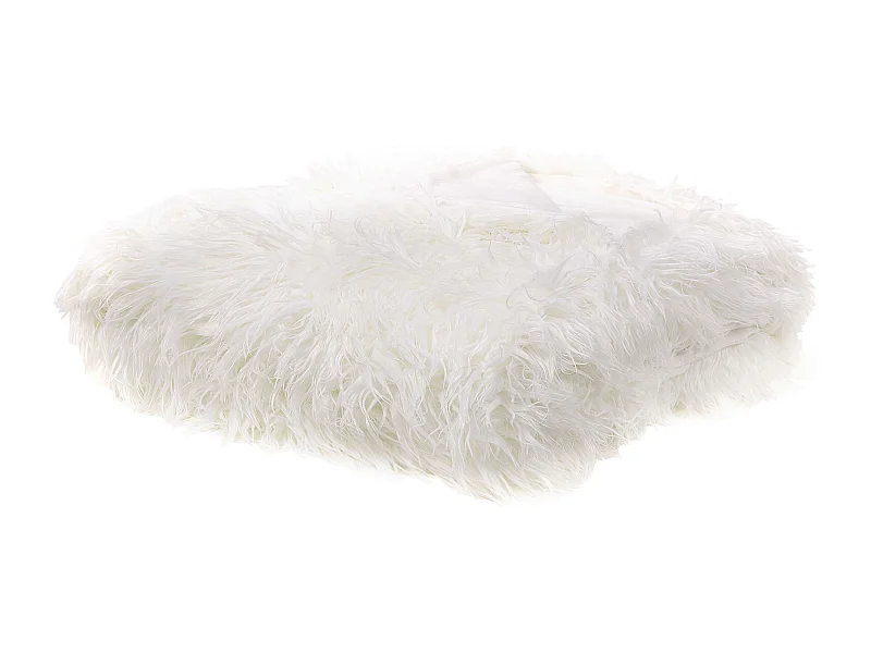 Couvre-lits DELICE Tissu 200 x 220 cm Blanc