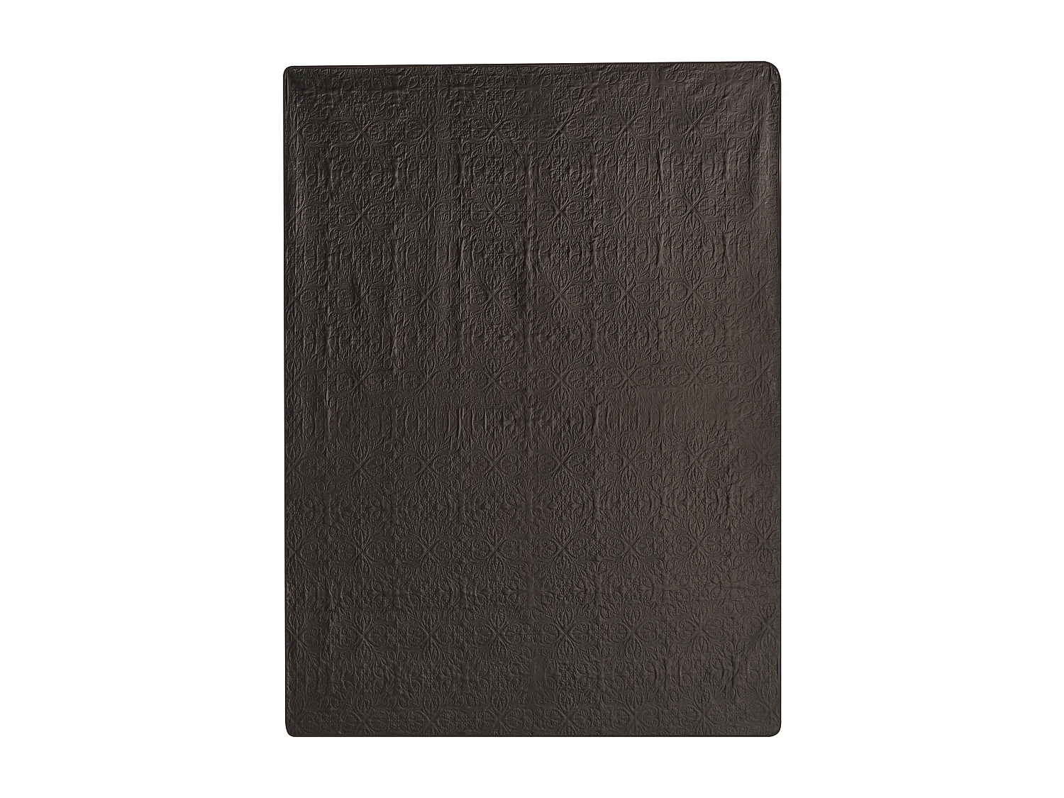 Couvre-lits RAYEN 160 x 220 cm Marron