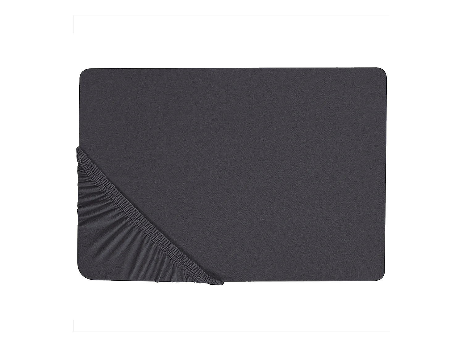 Drap housse HOFUF Coton 180 x 200 cm Noir