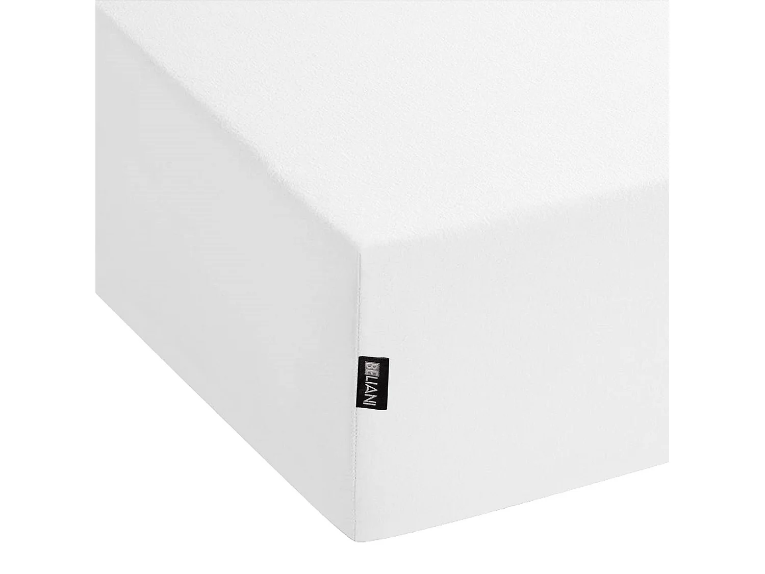 Lenzuolo con angoli cotone bianco 160 x 200 cm HOFUF