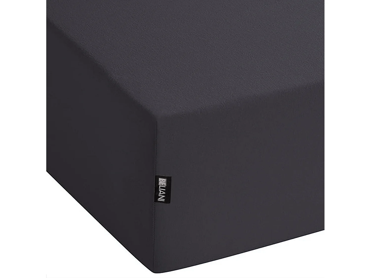 Drap housse HOFUF Coton 200 x 200 cm Noir