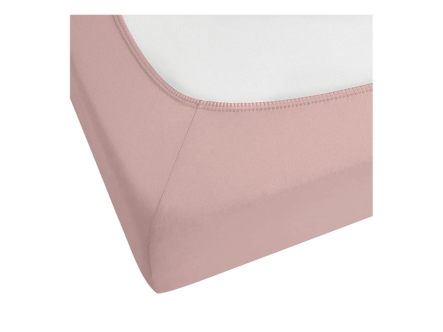 Hoeslaken HOFUF Katoen 90 x 200 cm Roze