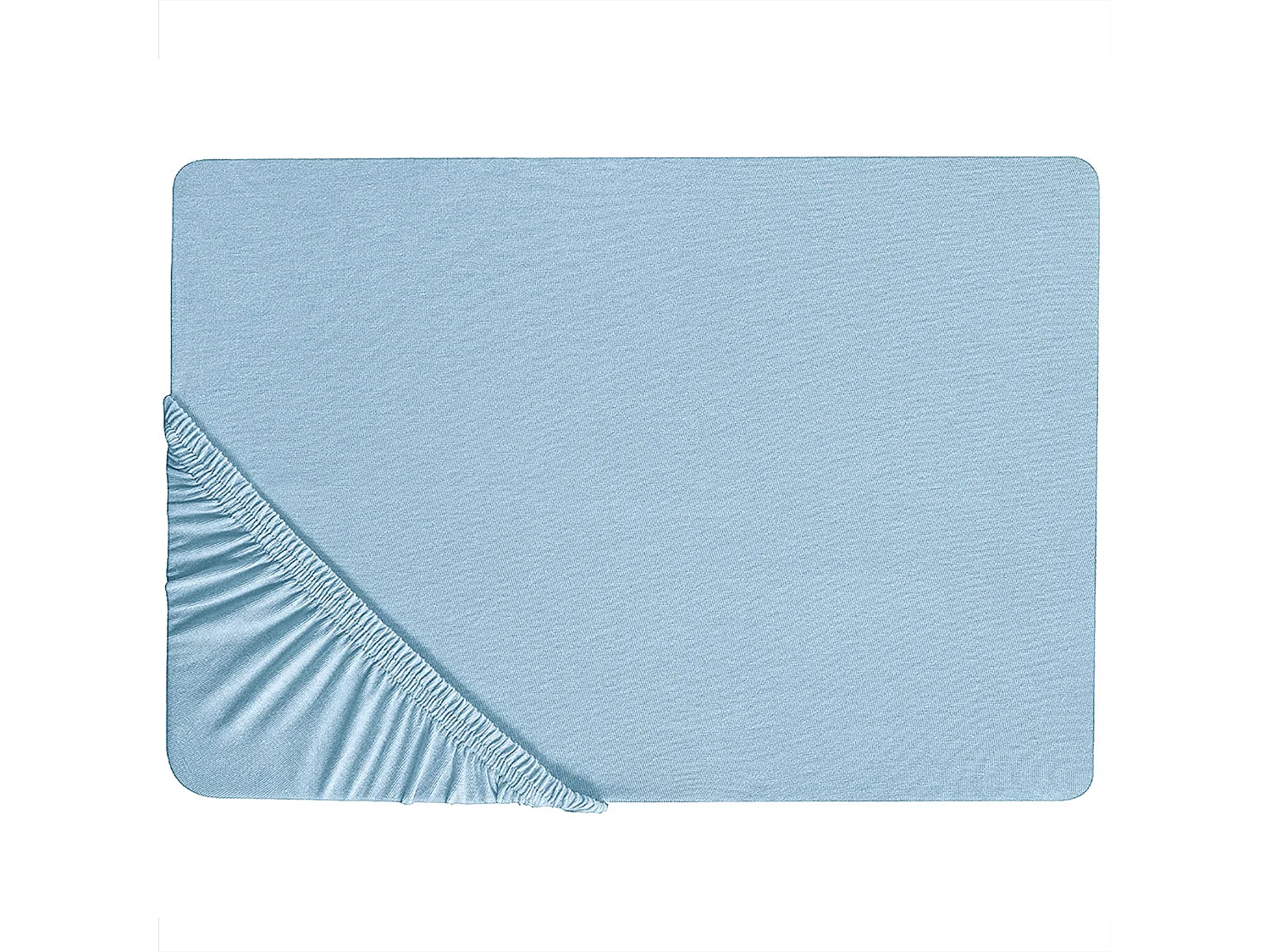 Hoeslaken HOFUF Katoen 180 x 200 cm Lichtblauw