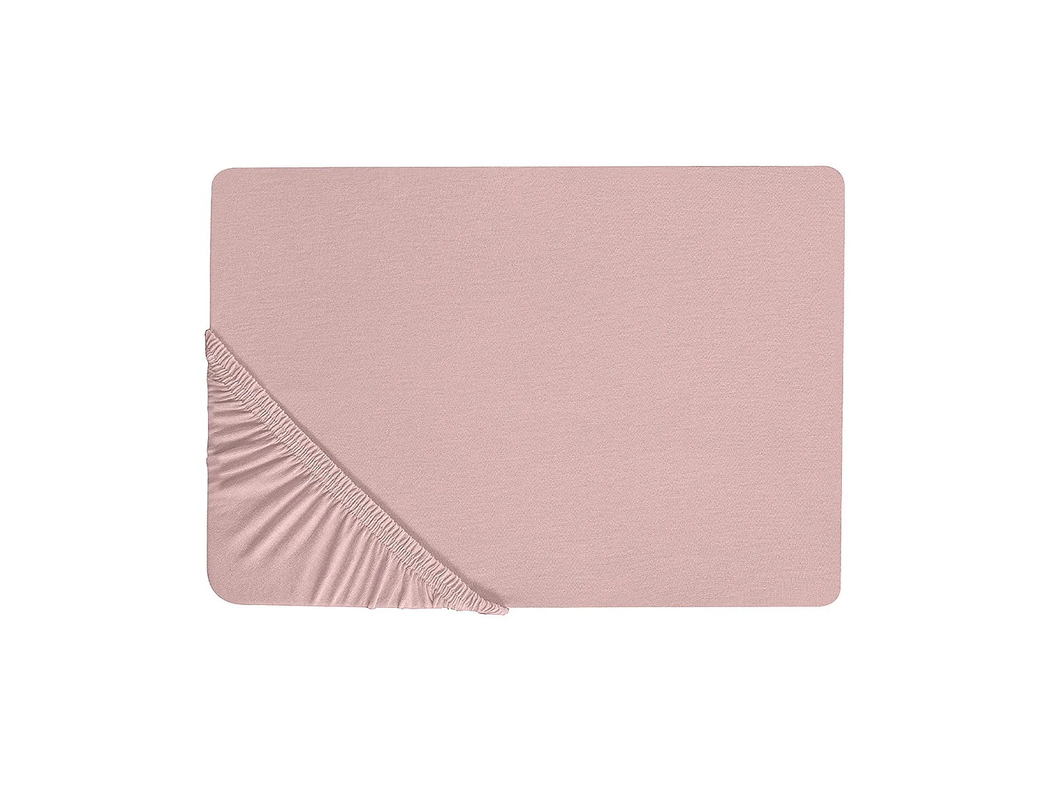 Fitted Sheet HOFUF Cotton 160 x 200 cm Pink