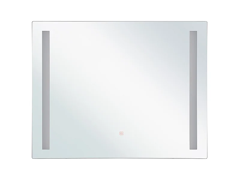 Miroir de salle de bain LED LIRAC 70 cm 60 cm Argenté