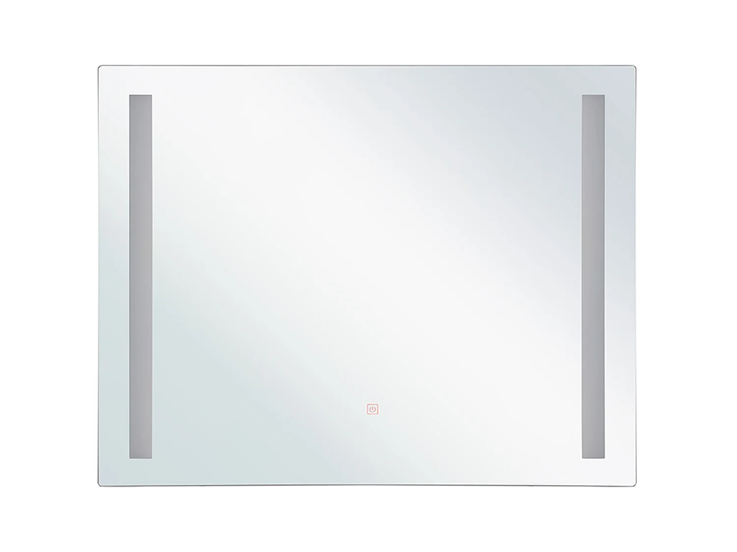 LED Bathroom Mirror LIRAC 70 cm 60 cm Silver