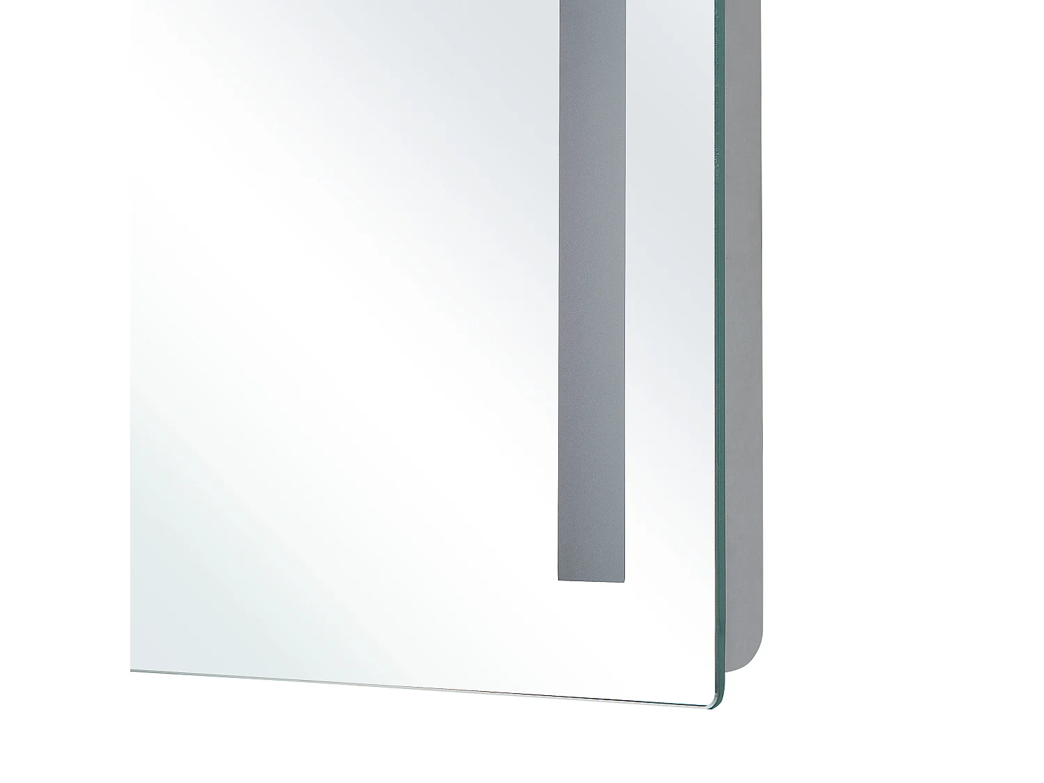 LED Bathroom Mirror LIRAC 70 cm 60 cm Silver