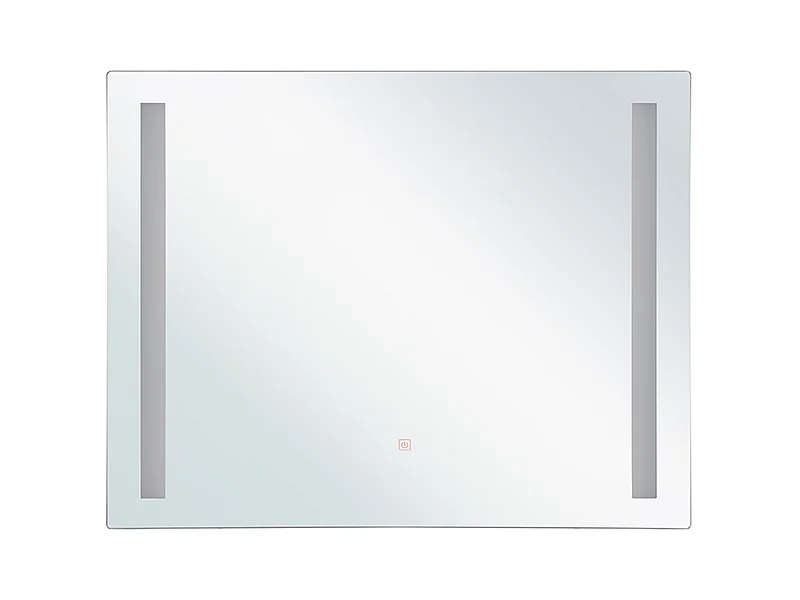 Miroir de salle de bain LED LIRAC 70 cm 60 cm Argenté