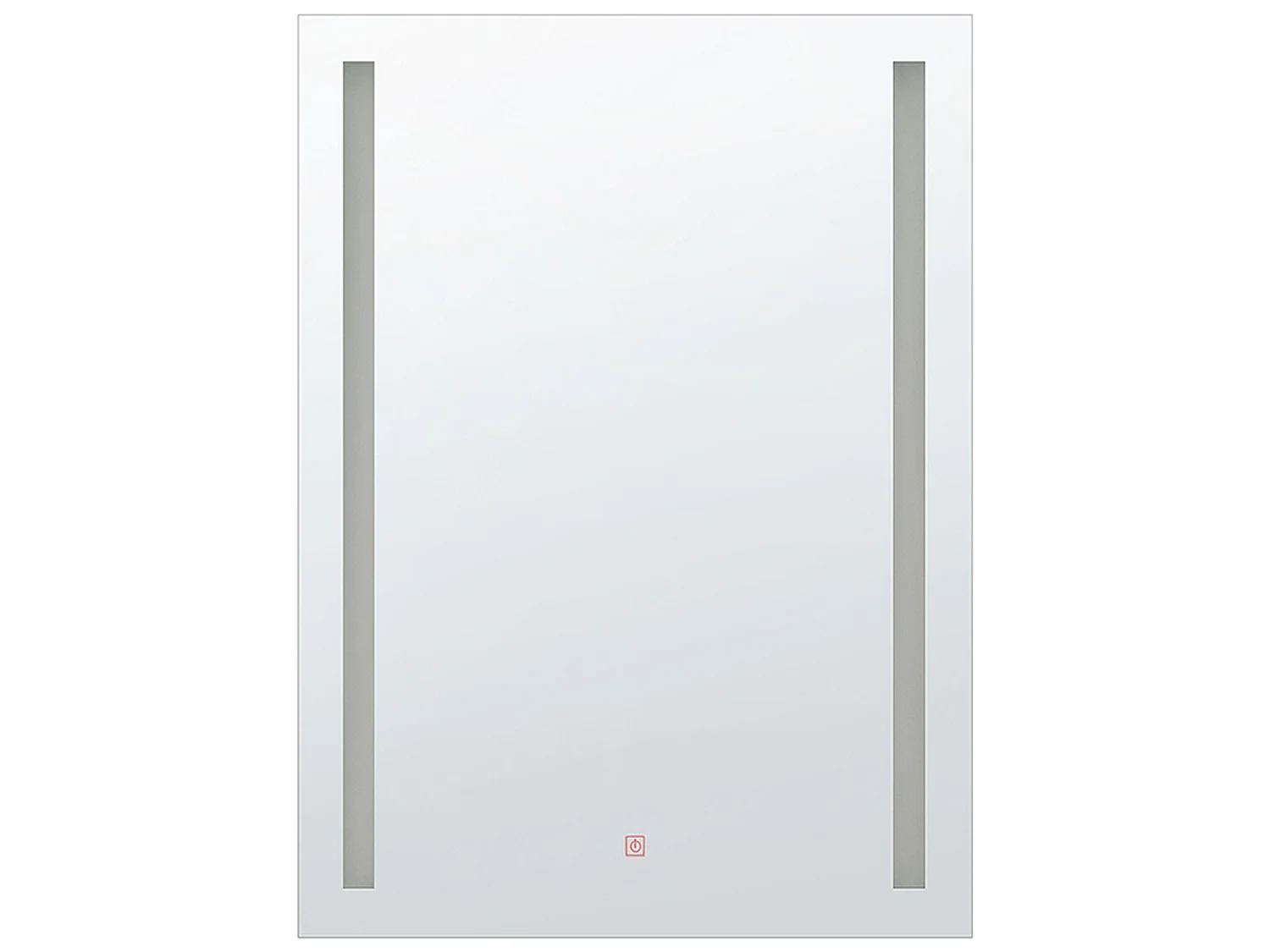 LED-Badezimmer-Spiegel MARTINET 60 cm 80 cm Silber