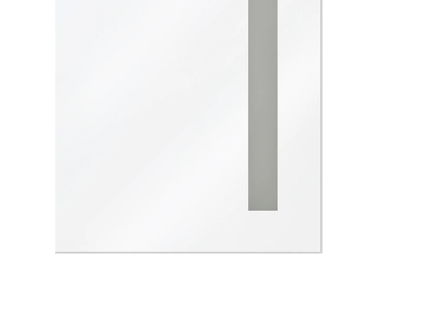 Espelho LED para casa de banho MARTINET 60 cm 80 cm Prateado