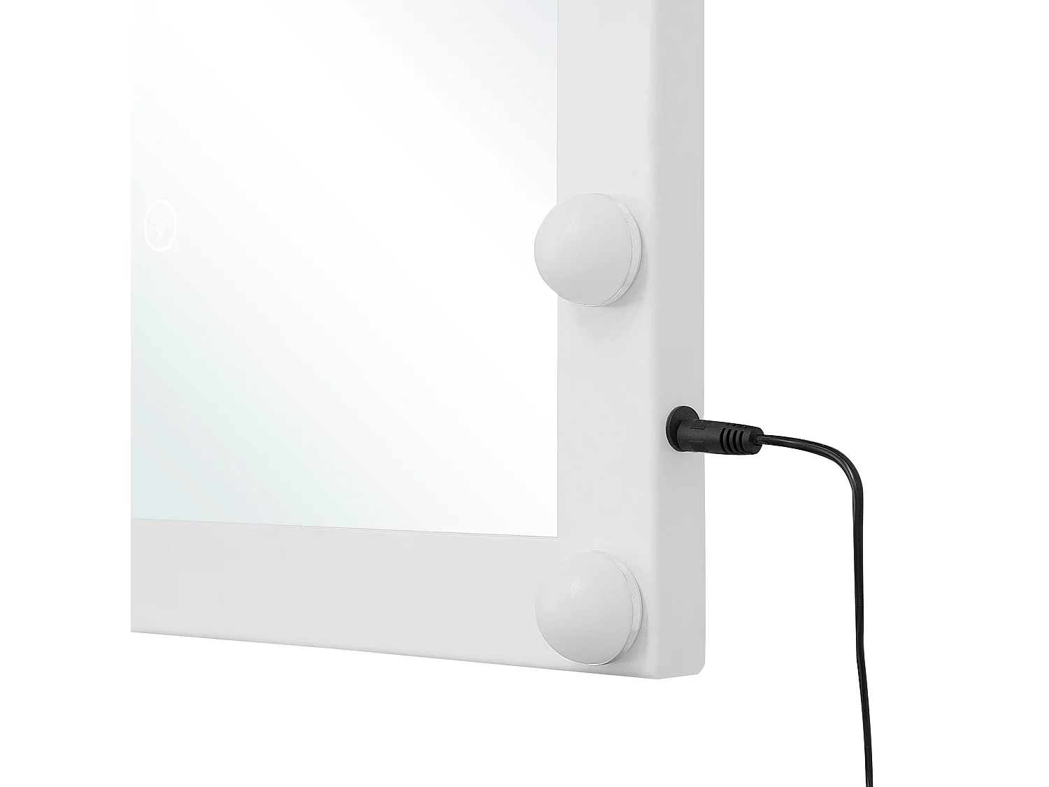 Miroir de salle de bain LED ODENAS 50 cm 60 cm Blanc