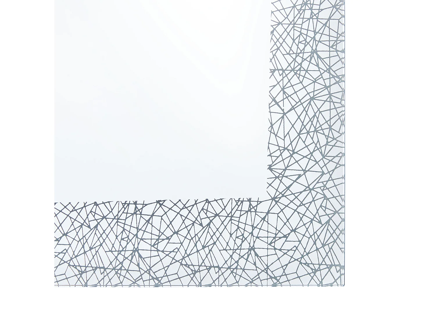 Miroir de salle de bain LED NEXON 80 cm 60 cm Argenté