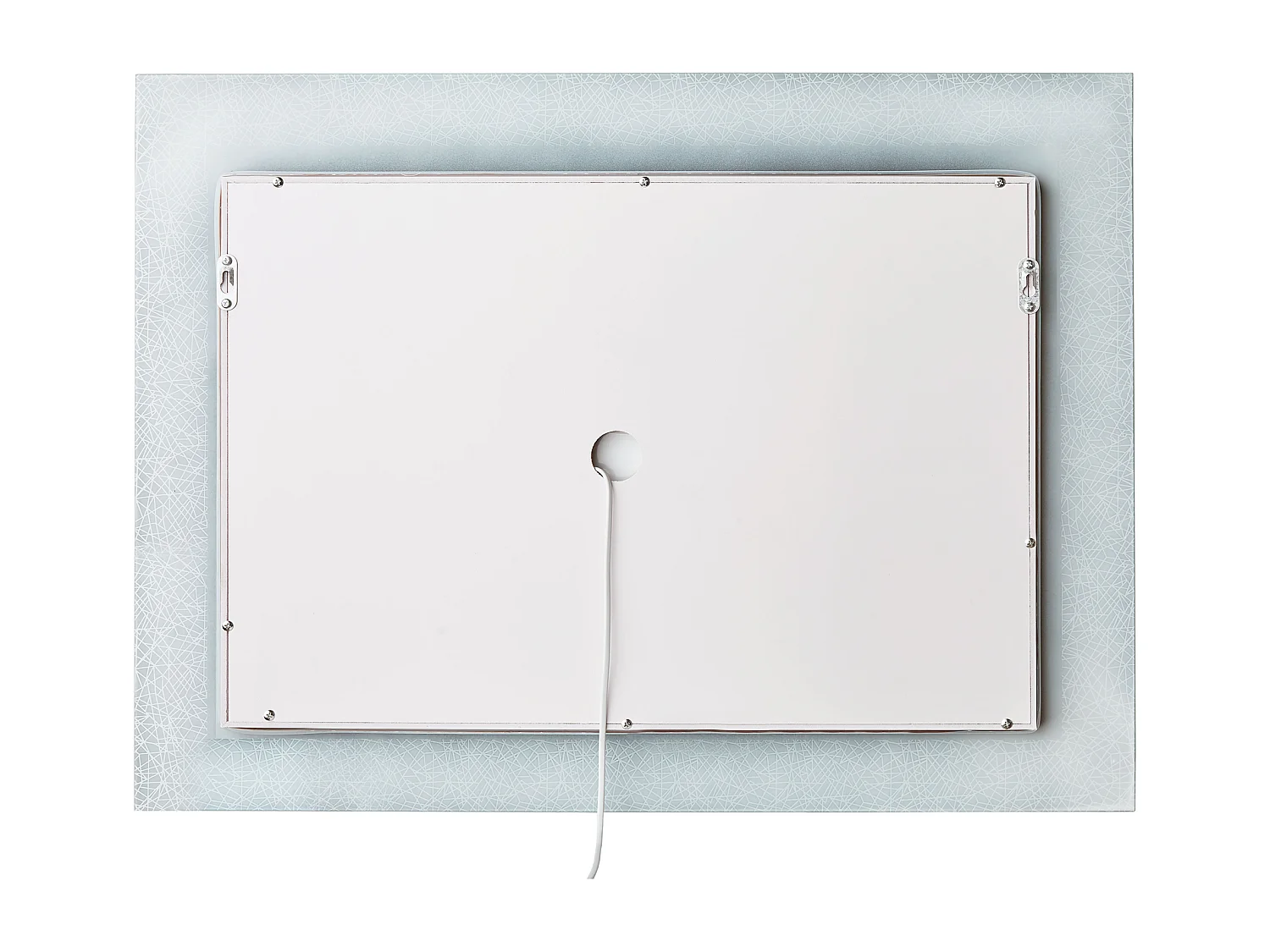 Miroir de salle de bain LED NEXON 80 cm 60 cm Argenté
