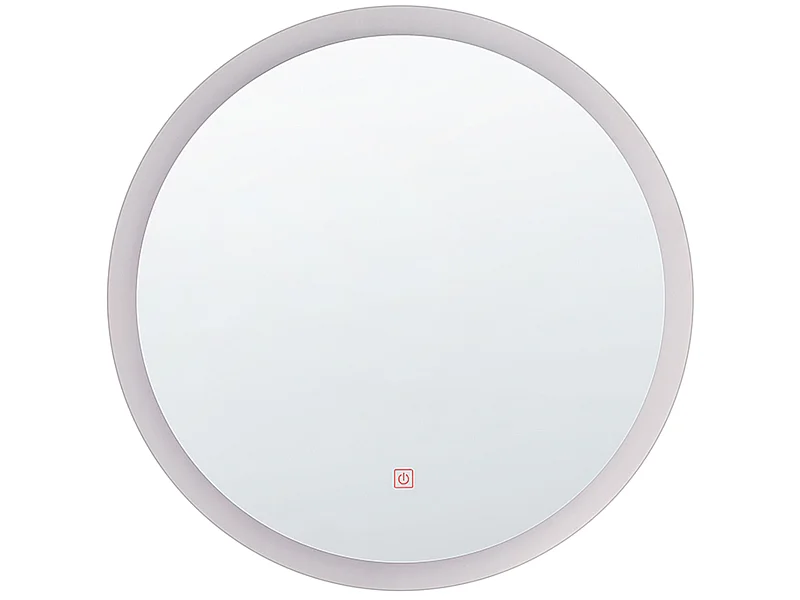 LED-Badezimmer-Spiegel YSER 58 cm 58 cm Silber