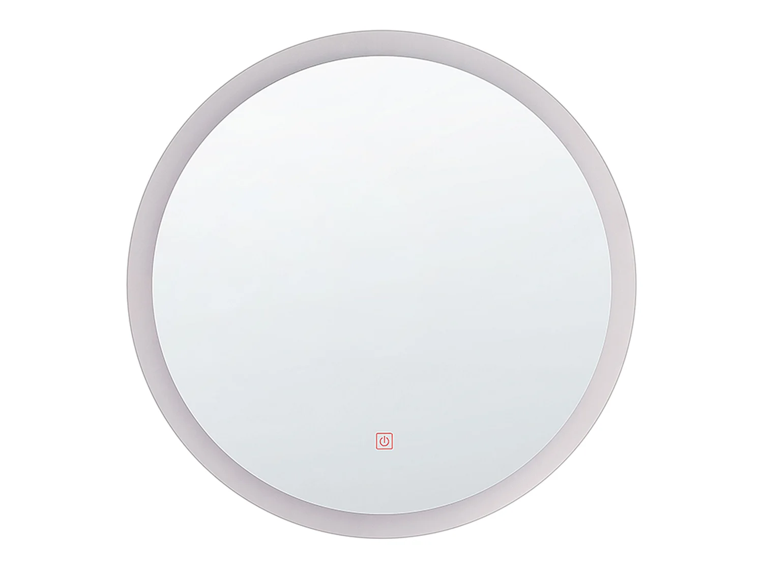 Miroir de salle de bain LED YSER 58 cm 58 cm Argenté