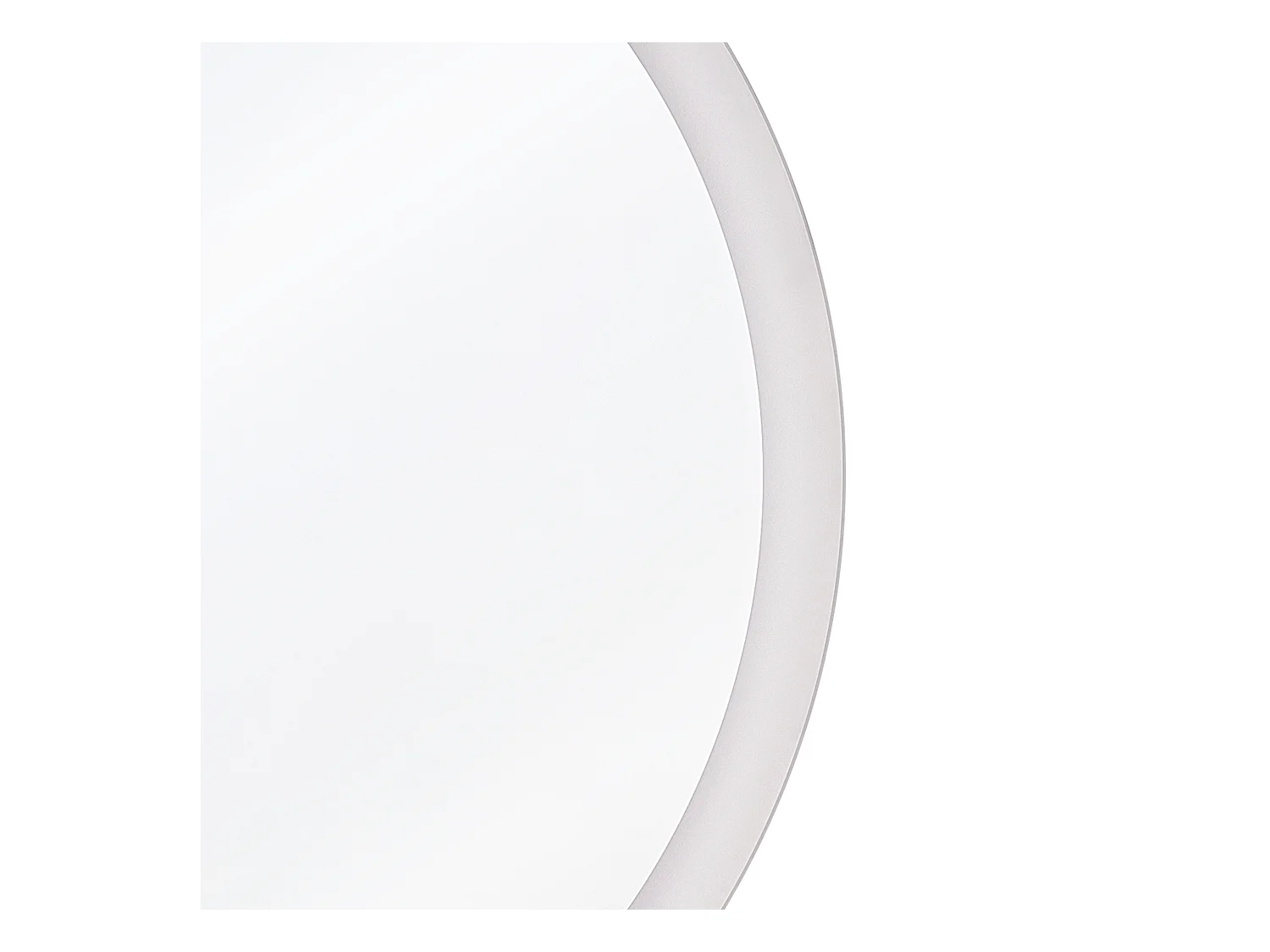 LED badkamerspiegel YSER 58 cm 58 cm Zilver