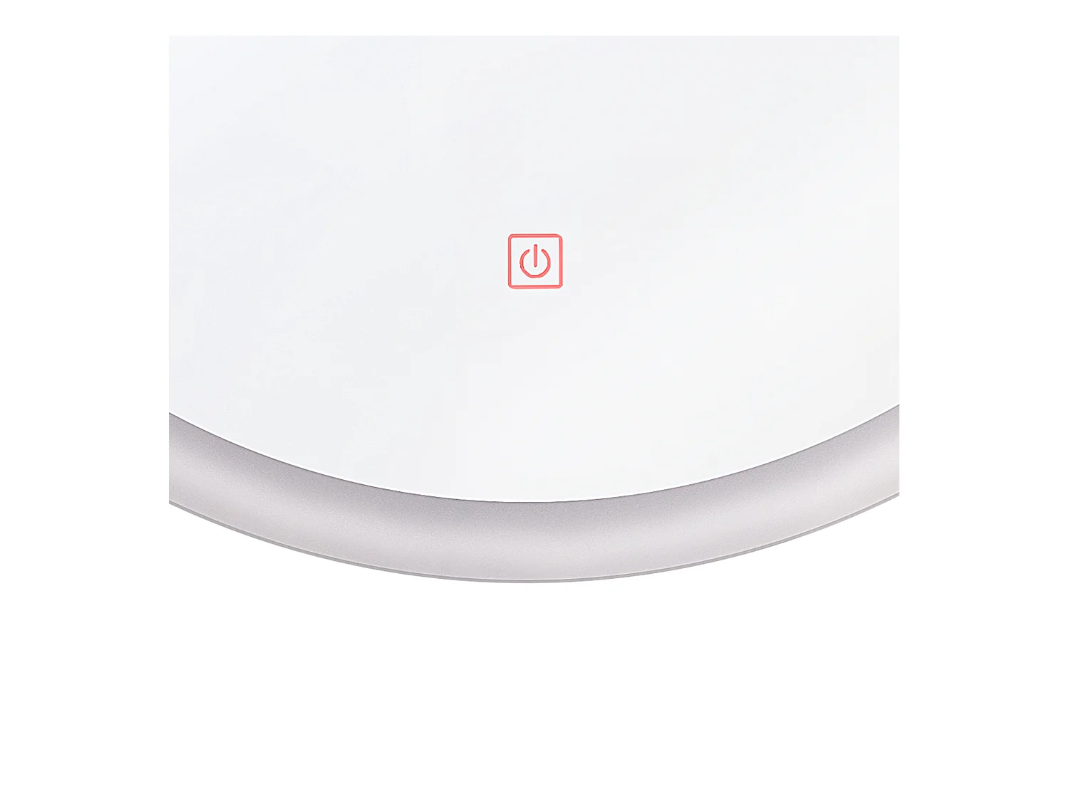 LED badkamerspiegel YSER 58 cm 58 cm Zilver