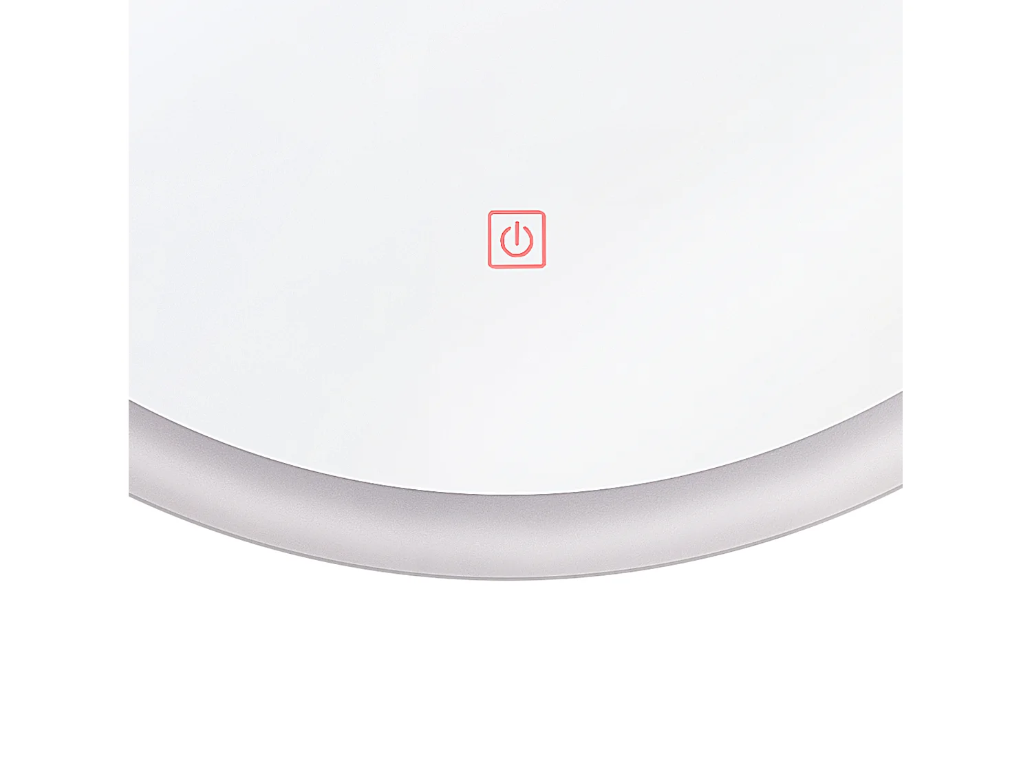 Espelho LED para casa de banho YSER 58 cm 58 cm Prateado