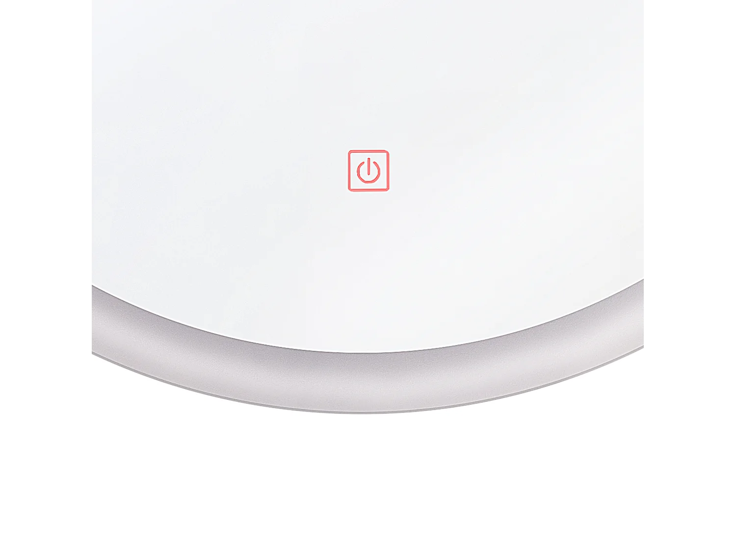 LED badkamerspiegel YSER 58 cm 58 cm Zilver